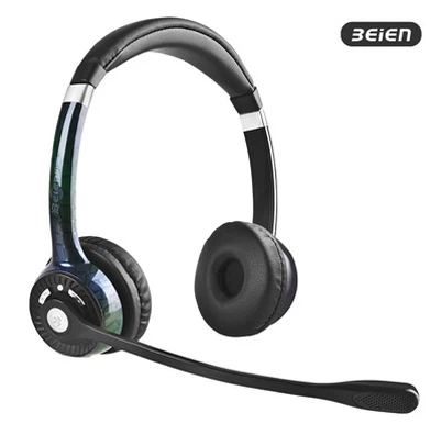 Binaural trådløst headset med USB-A