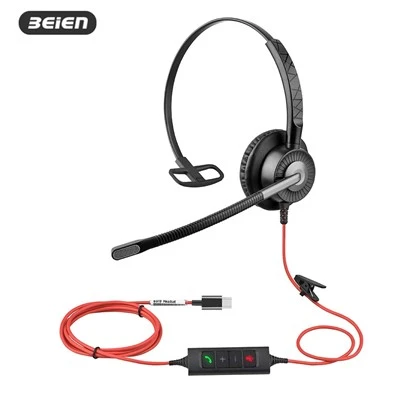 USB C-headset med støjreducerende mikrofon